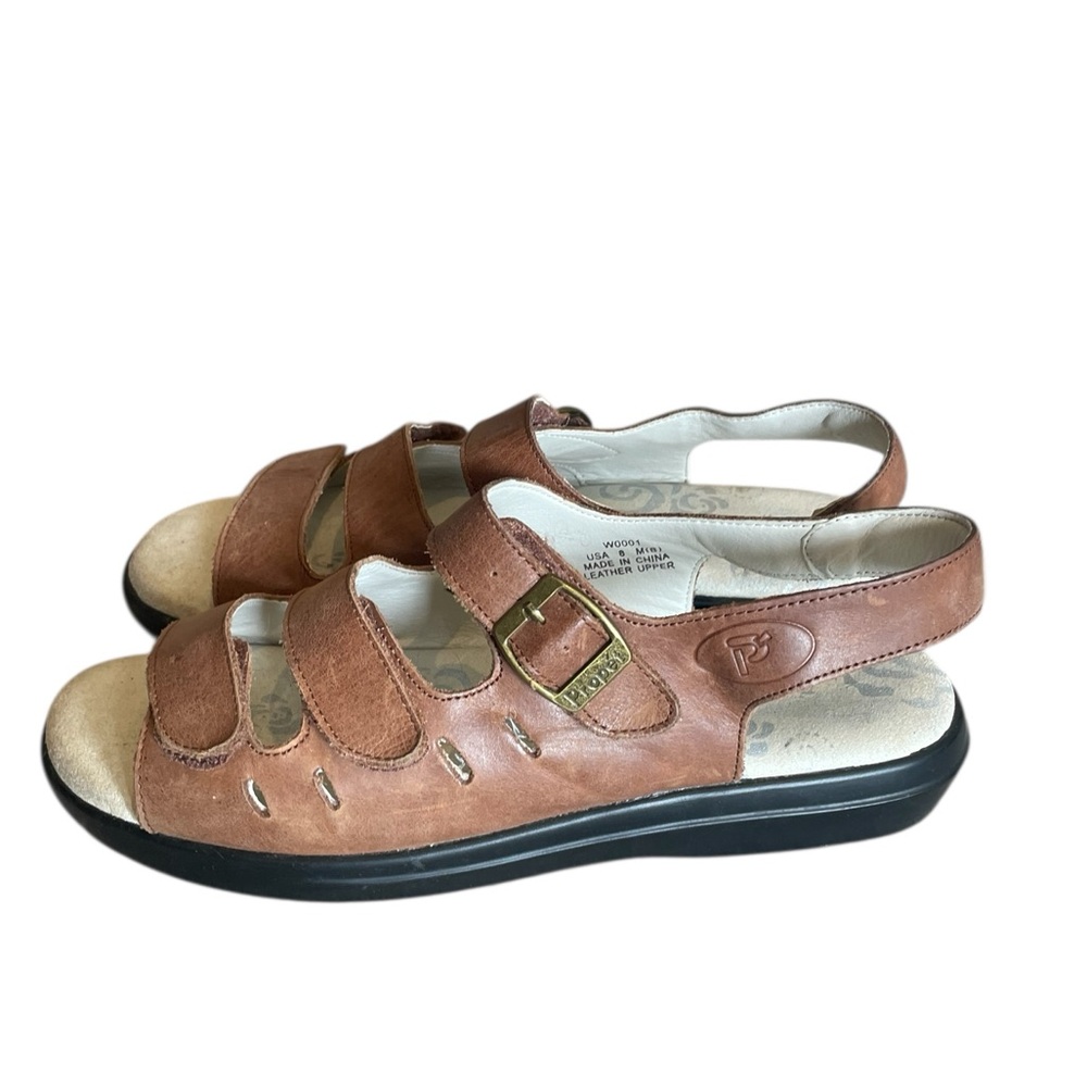 Propet Breeze Walker Women’s Sandals Brown Size 8